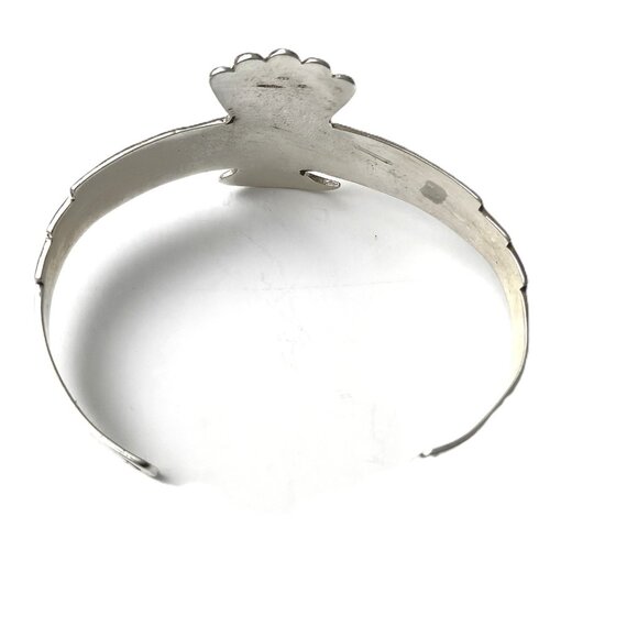 Solid Sterling Silver Women’s Turquoise Cuff Bracelet – NWT – Gift Box Included - Picture 3 of 8